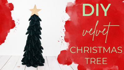 Velvet Christmas Tree Tutorial