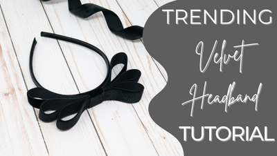 Trendy Velvet Headband Tutorial