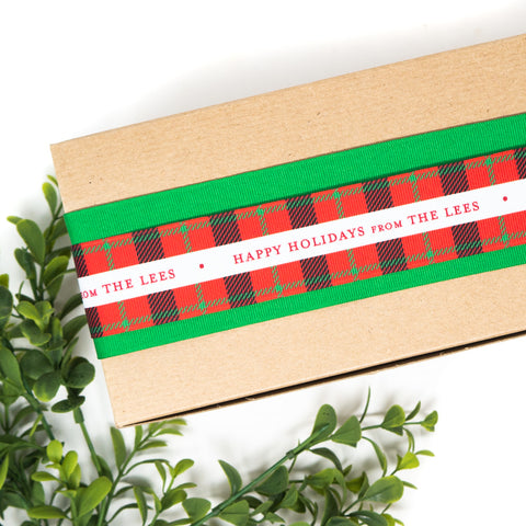 Custom Holiday Ribbon