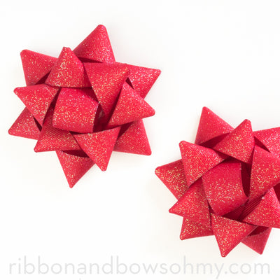 Christmas Gift Hairbow Tutorial (video)
