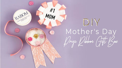 DIY Mother's Day Prize Ribbon Gift Box