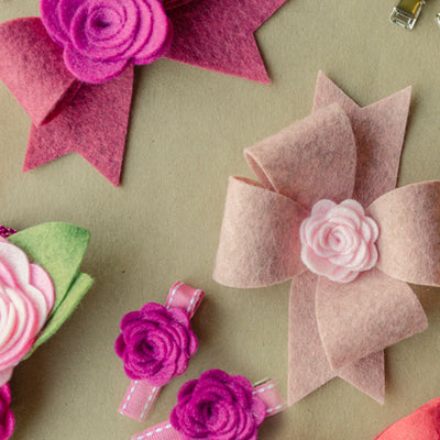 Felt Flower Tutorial (video)