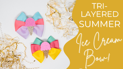 Tri-Layered Ice Cream Bow!