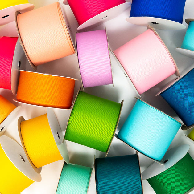 Solid Grosgrain Collection - Vibrant and Reliable – Ribbon and Bows Oh My!