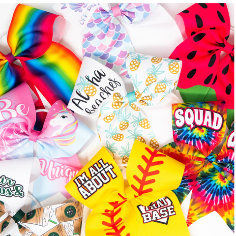 Cheer Bows and Accessories  Dazzle on the Field with High-Quality Supplies  – Ribbon and Bows Oh My!