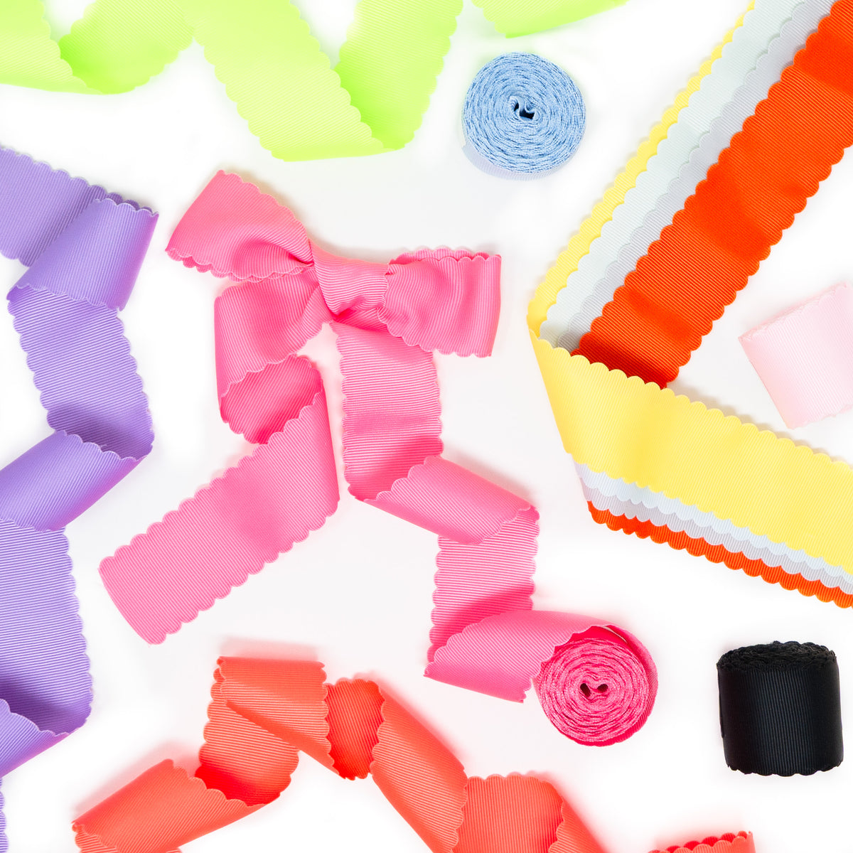 Buy Scalloped Grosgrain Ribbons | Elegant Edging for Delicate Creations ...