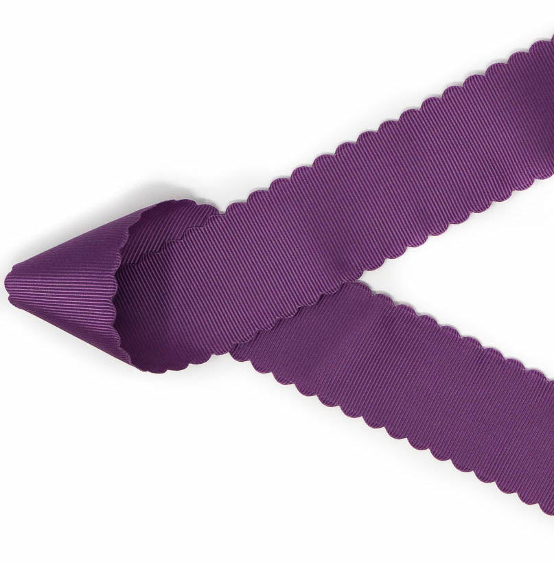 Buy Scalloped Grosgrain Ribbons | Elegant Edging for Delicate Creations ...