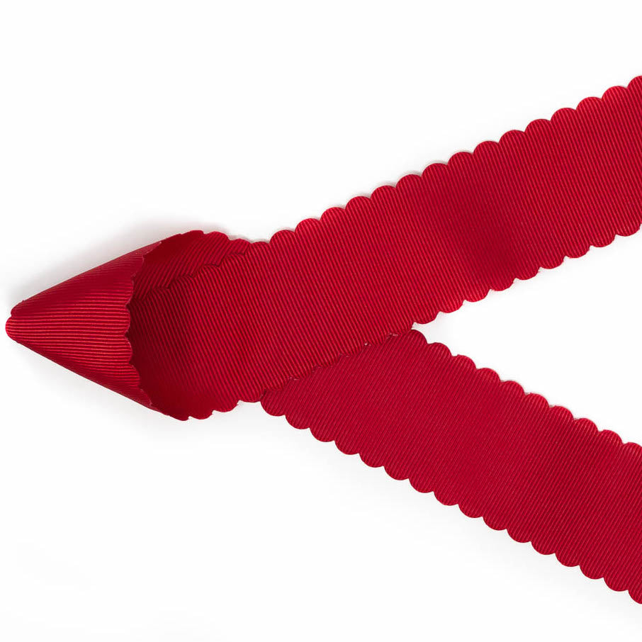 Buy Scalloped Grosgrain Ribbons | Elegant Edging for Delicate Creations ...