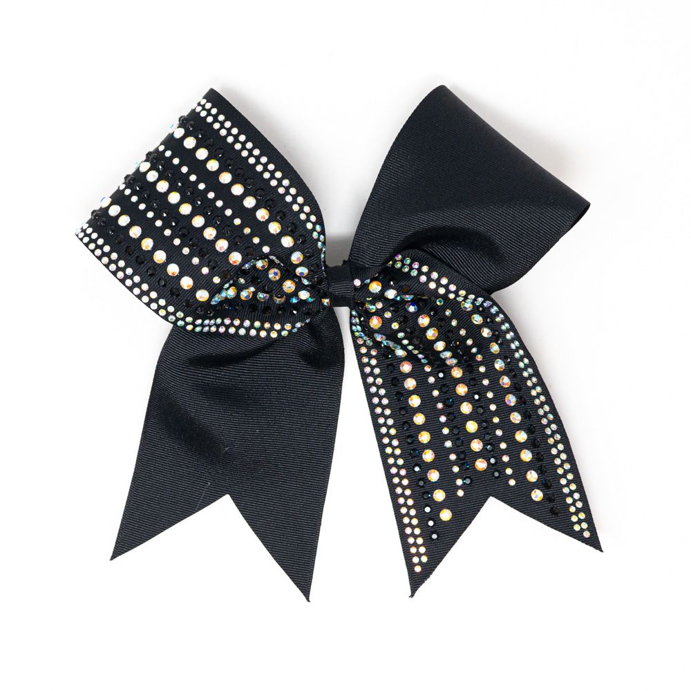 Dense Scattered - Rhinestone Strips For Cheer Bows - Ready To