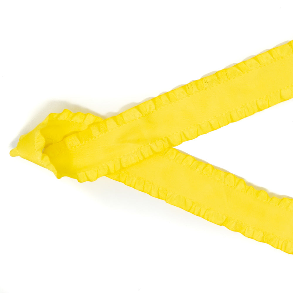 Double Ruffle – Ribbon and Bows Oh My!
