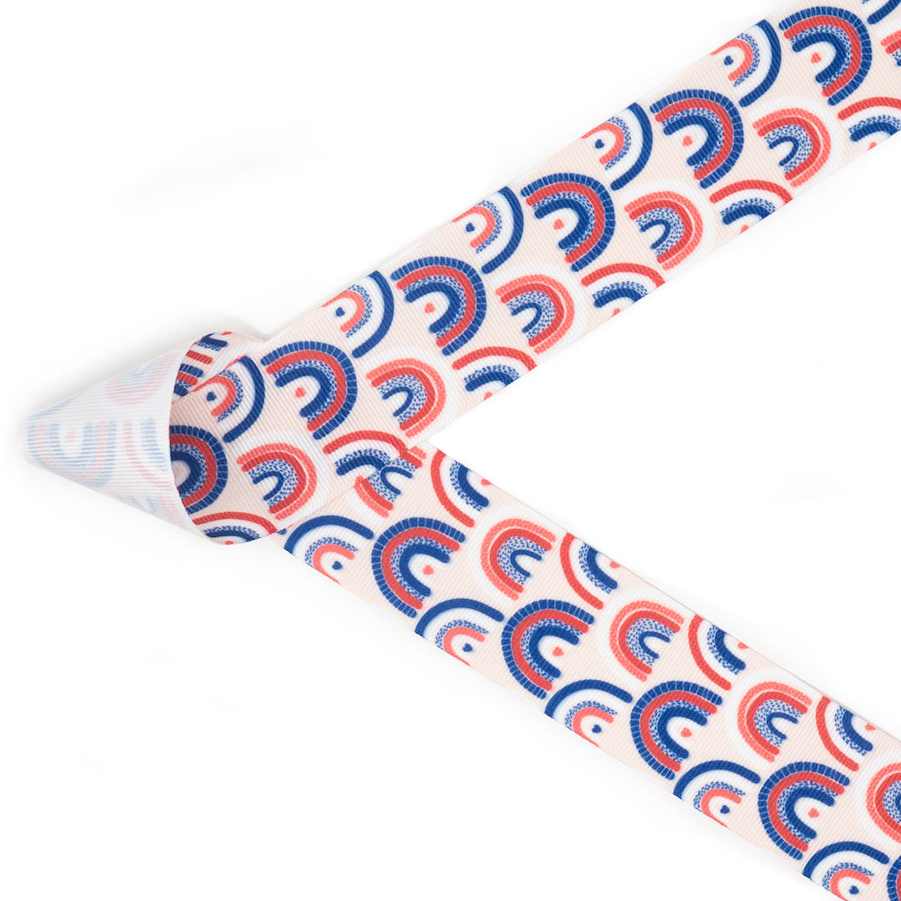 Patriotic Rainbows Ribbon and Bows Oh My!